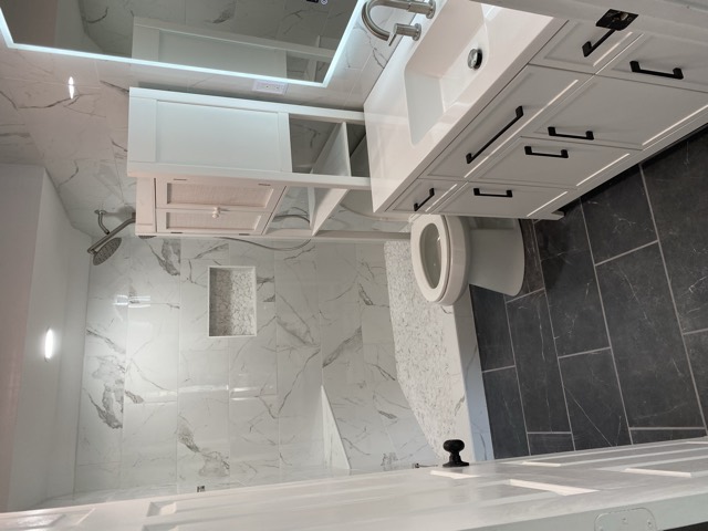 Bathroom remodel by Pilarski Remodeling