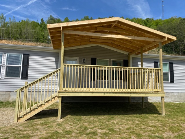 Deck and porch project by Pilarski Remodeling