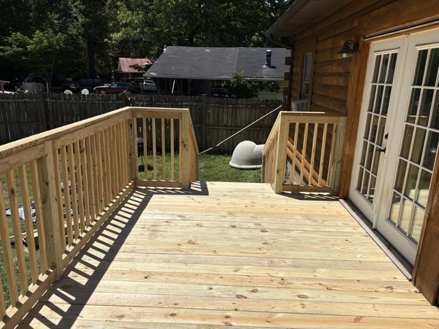 Deck and porch project by Pilarski Remodeling