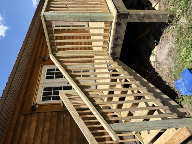 Deck and porch project by Pilarski Remodeling