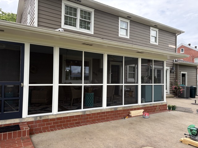 Deck and porch project by Pilarski Remodeling