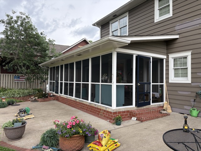 Deck and porch project by Pilarski Remodeling