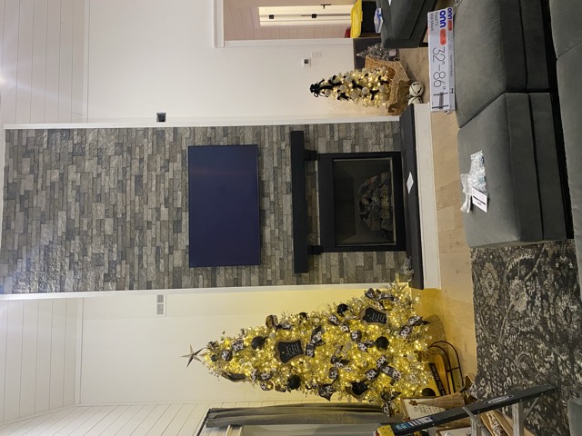 Fireplace feature by Pilarski Remodeling