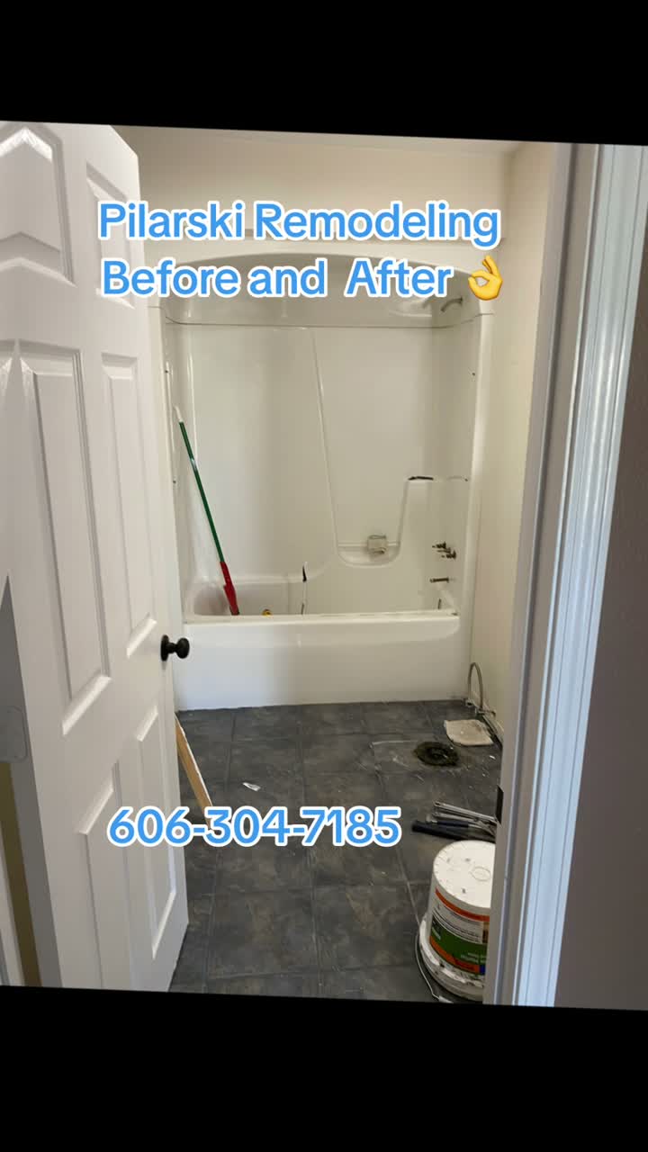 Bathroom remodel by Pilarski Remodeling (video)
