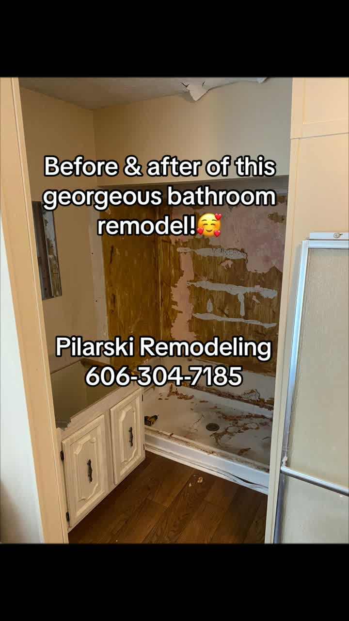 Bathroom remodel by Pilarski Remodeling (video)
