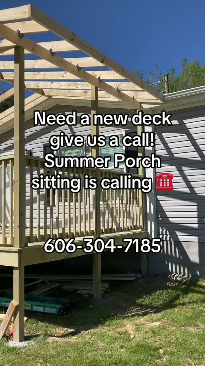 Deck and porch project by Pilarski Remodeling (video)